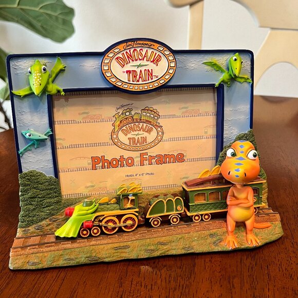 Jim Henson's Dinosaur Train Photo Frame # 6010 (Lights Up) Rare Conductor 2013